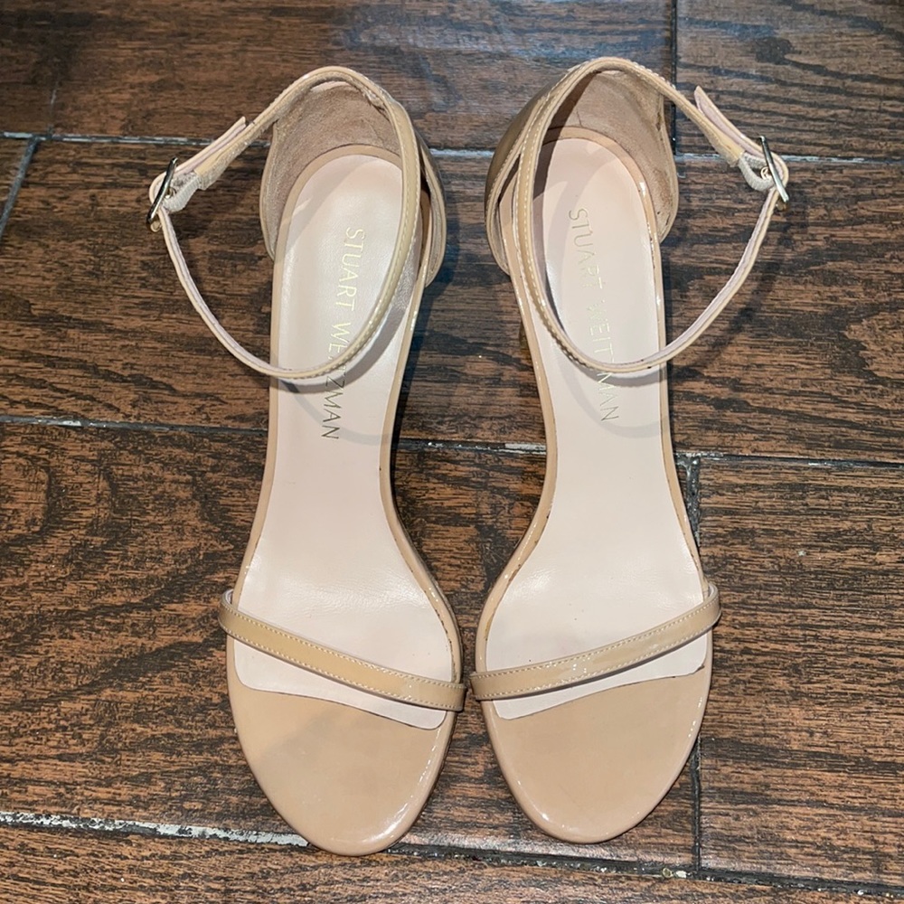 Stuart Weitzman Leather Heeled Sandals